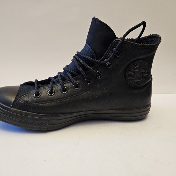 Converse Chuck Taylor All Star Leather High Top Boots Warm Unisex M9 W11 - Picture 7 of 15
